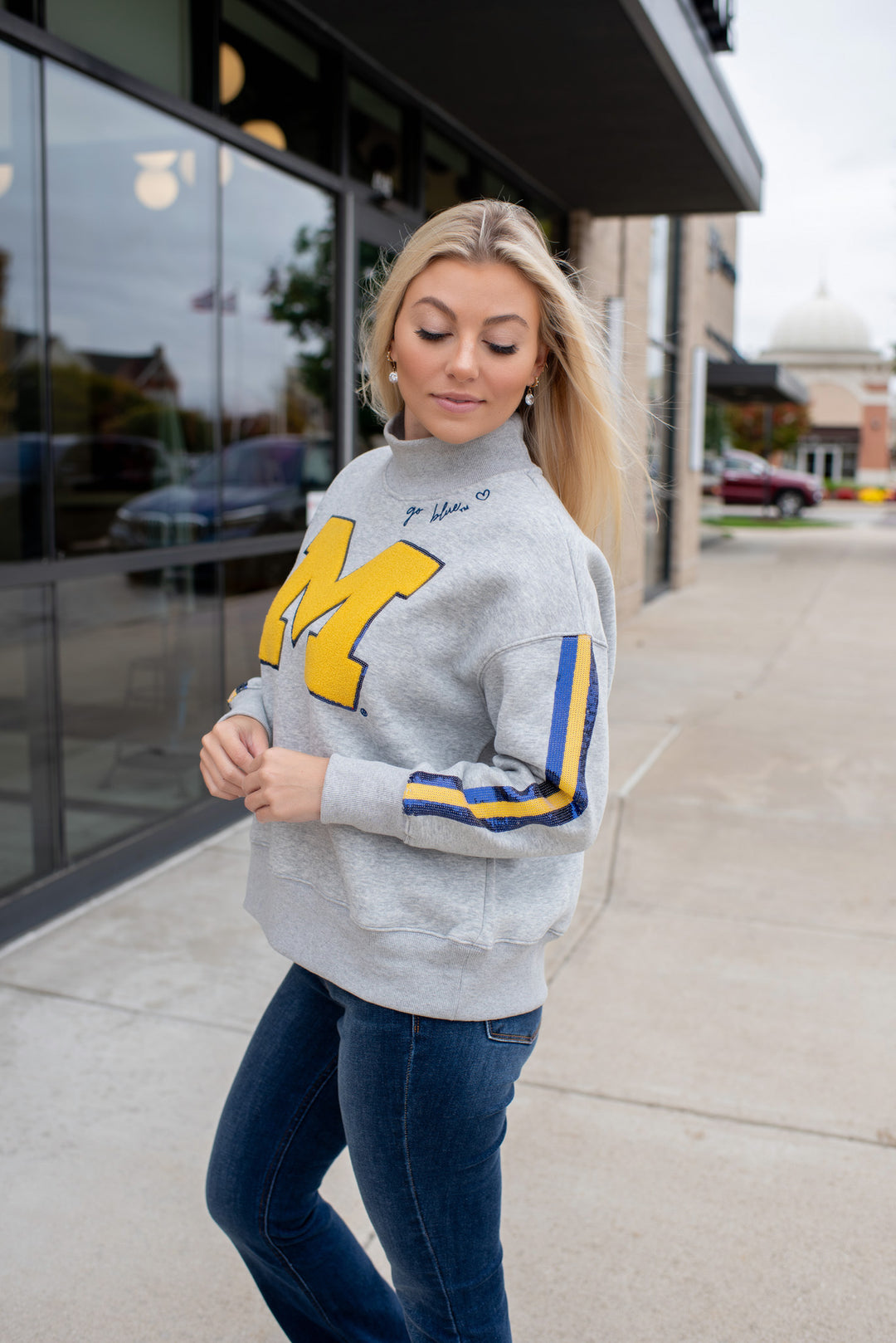 Calling All Michigan Fans Mockneck