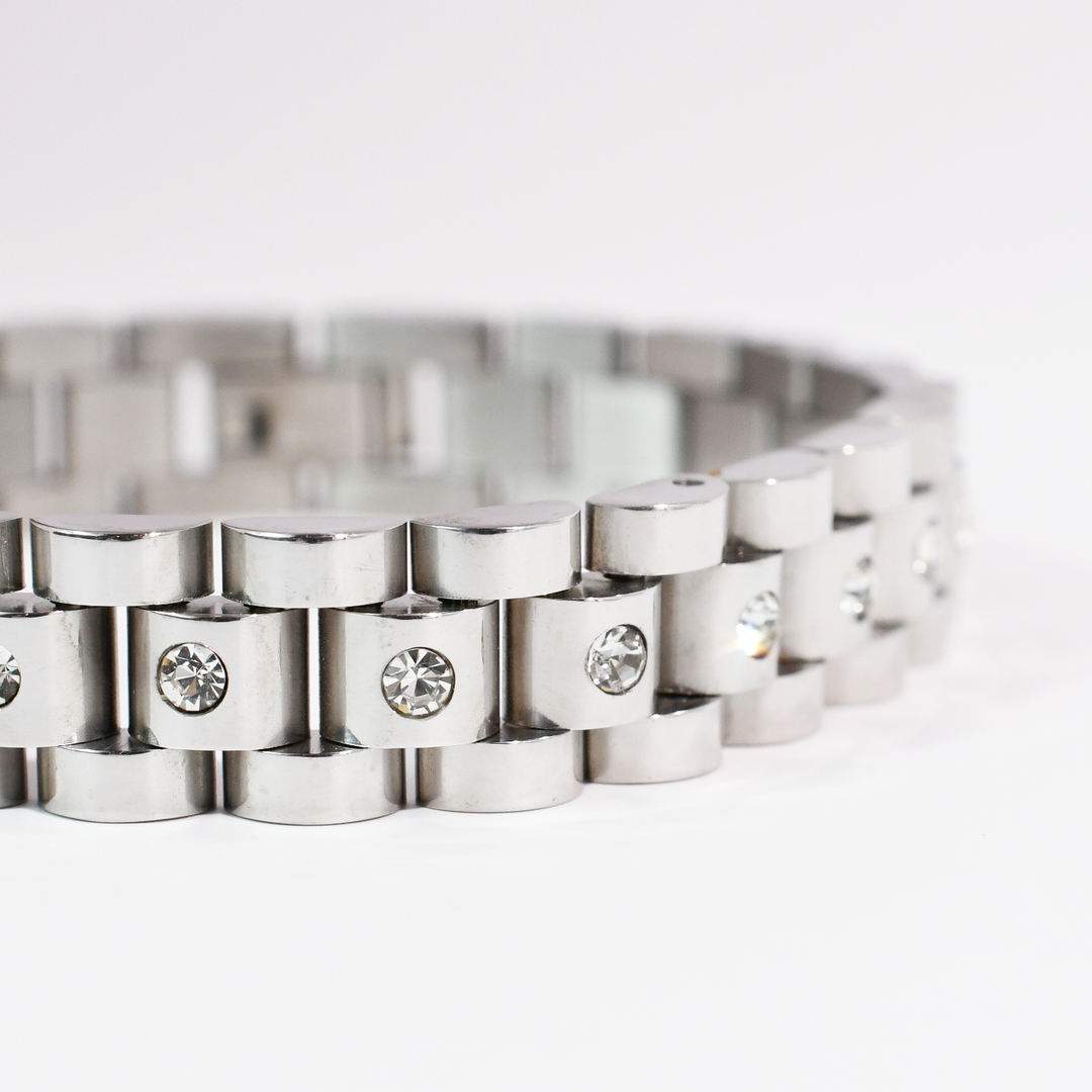 30A PREORDER Luxe Everyday Bracelet Silver Waterproof