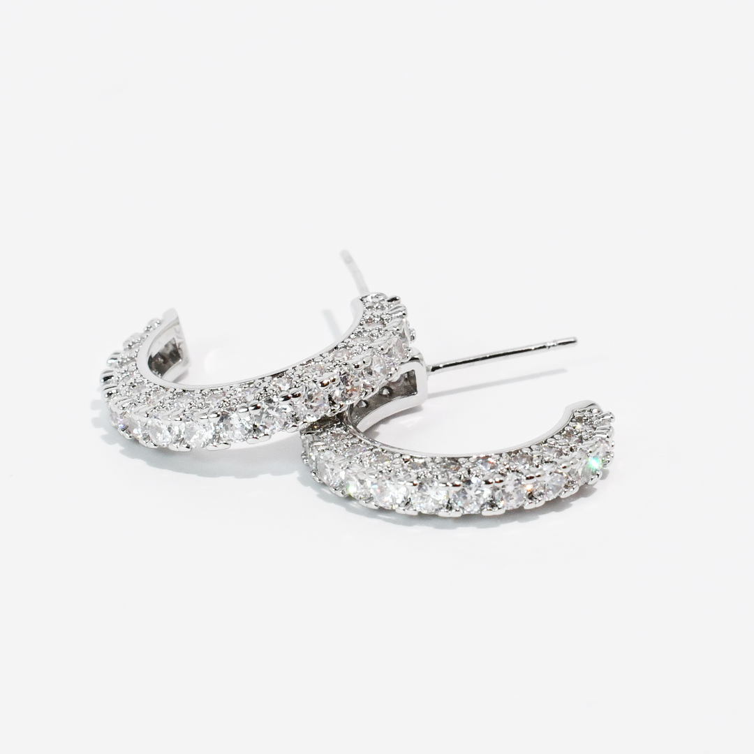 30A PREORDER Shine On Silver Hoop