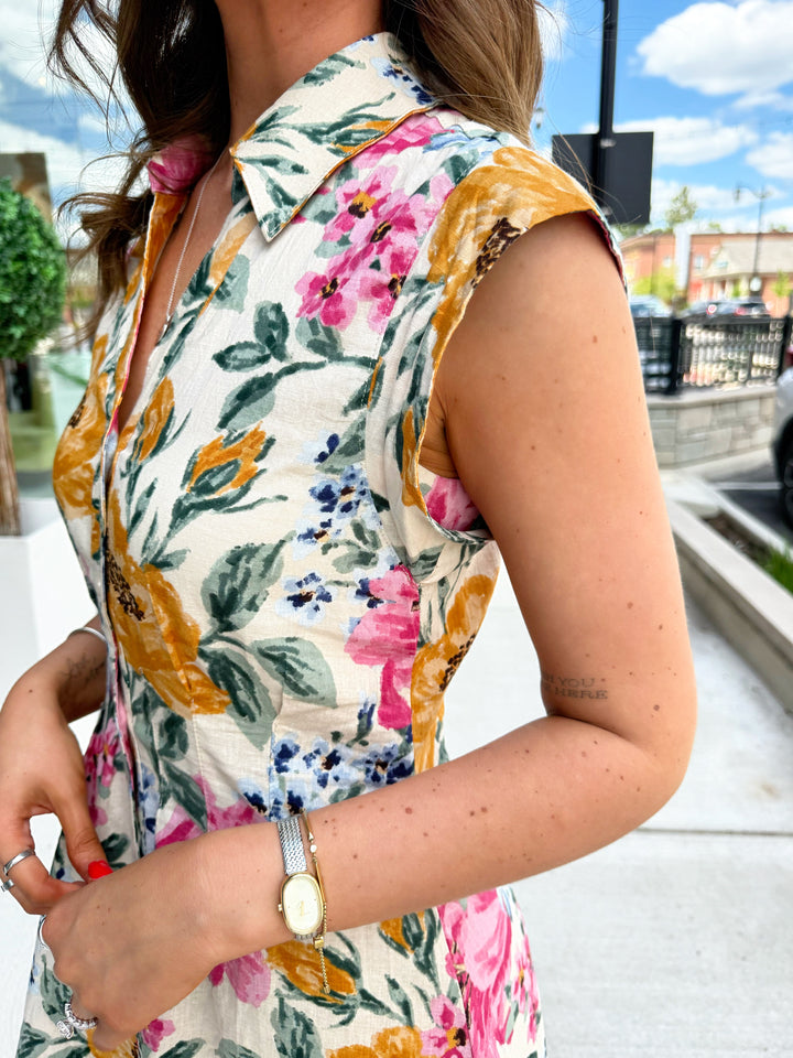 Rosalie Floral Maxi Dress (Multi)
