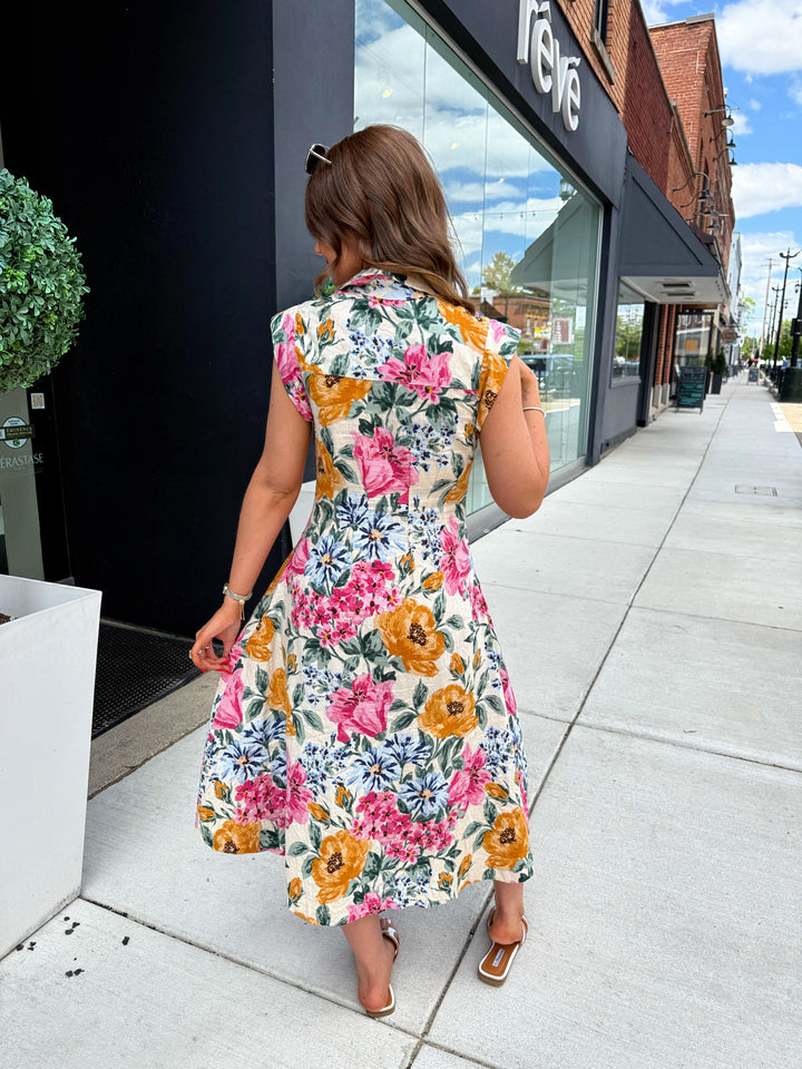 Rosalie Floral Maxi Dress (Multi)