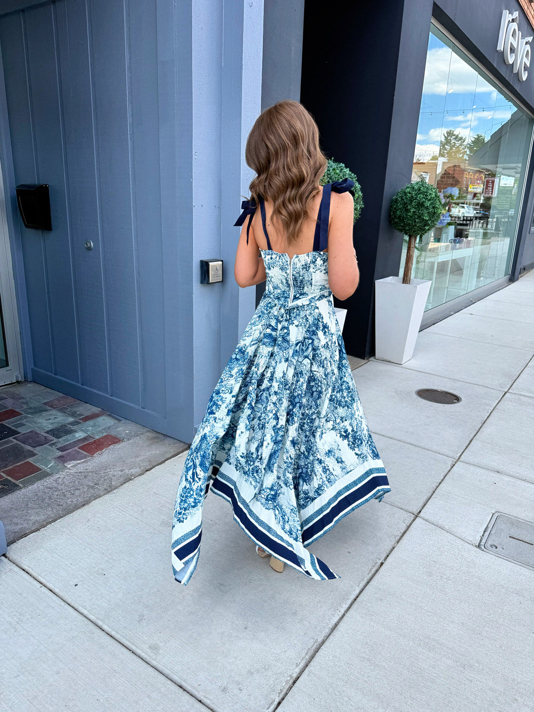 The Blue Porcelain Maxi (Navy) – Blue Layne Boutique