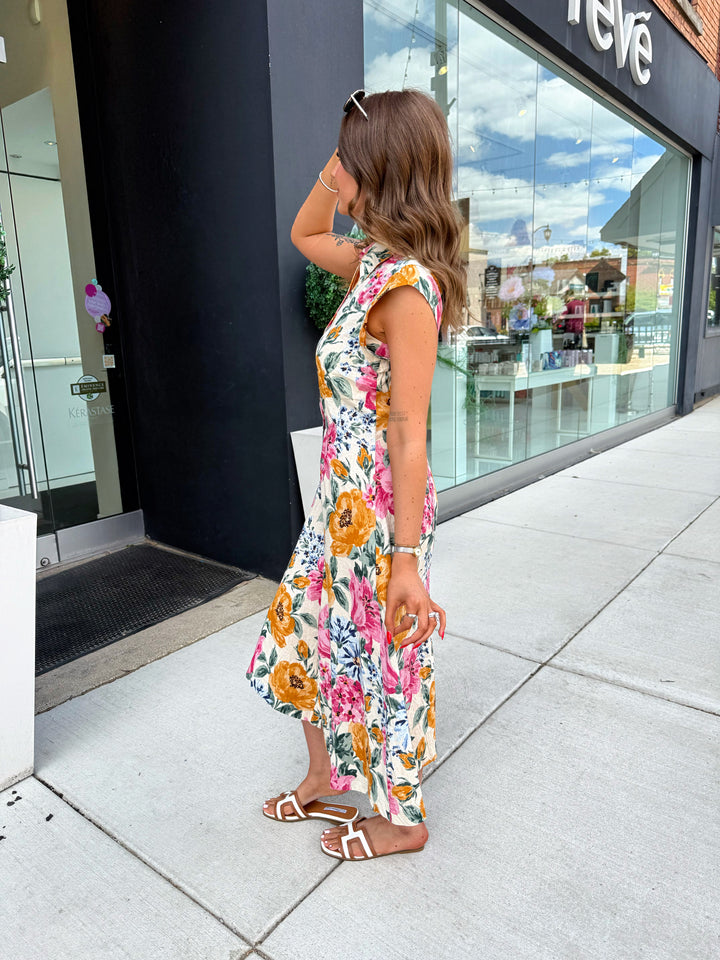 Rosalie Floral Maxi Dress (Multi)