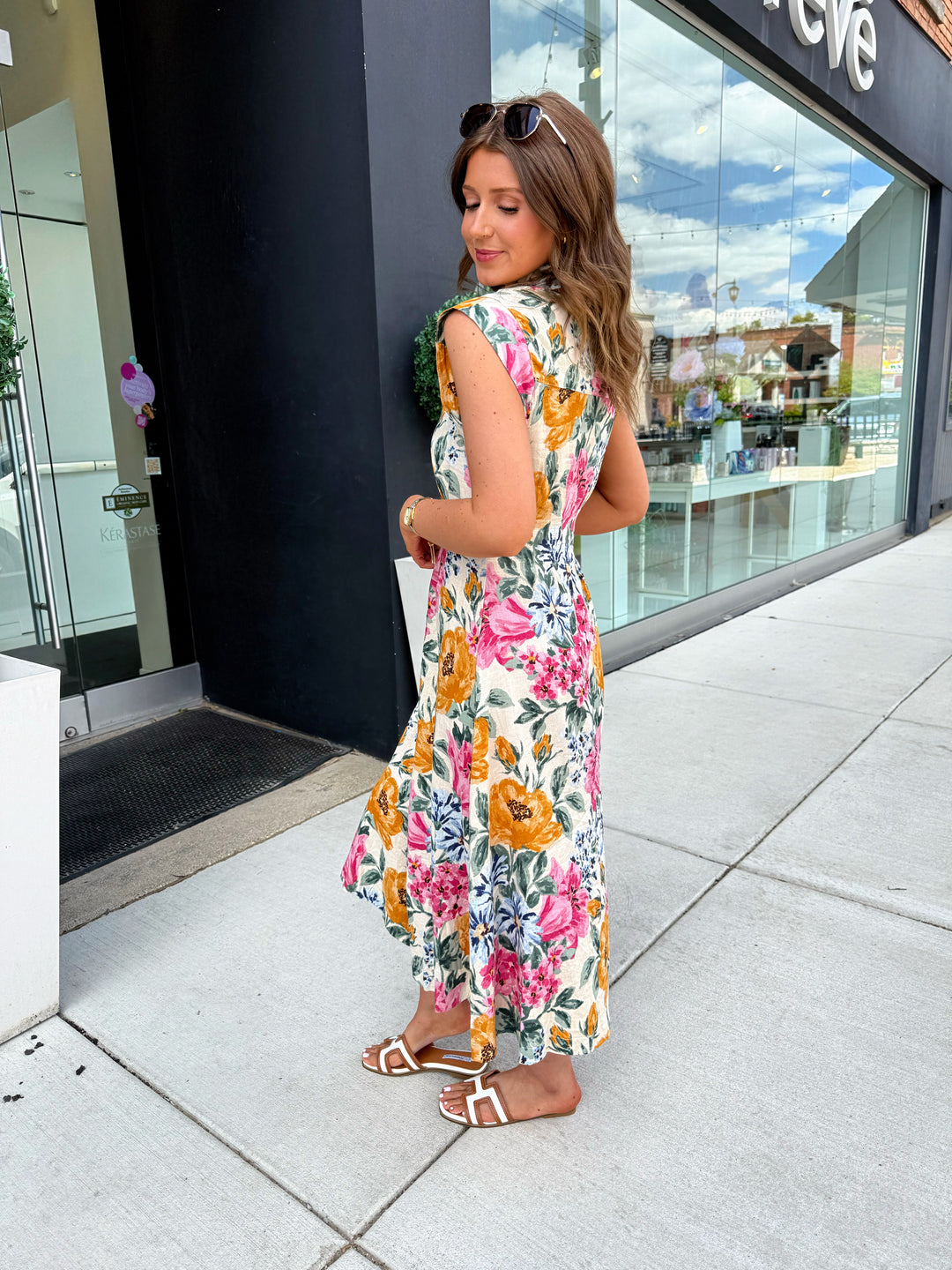 Rosalie Floral Maxi Dress (Multi)