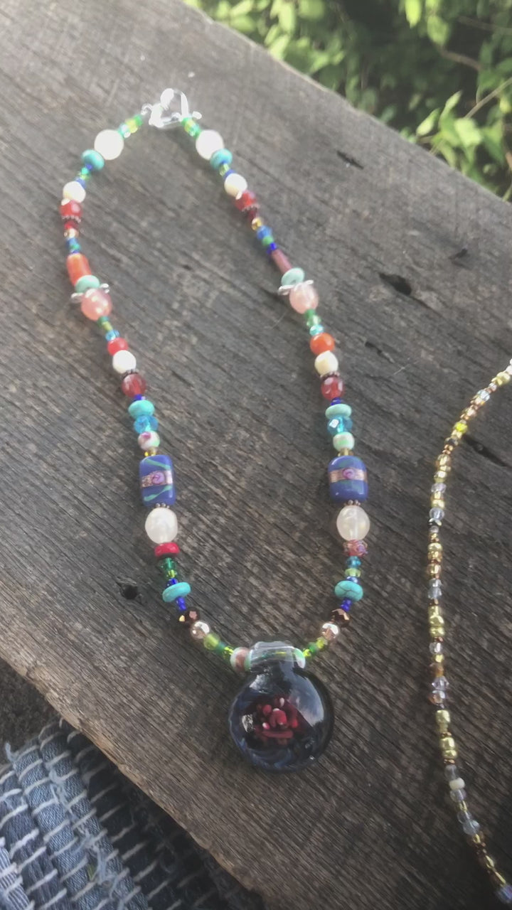 Hand Beaded Necklace