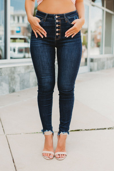 KanCan Georgia High Rise Skinnies – Blue Layne Boutique