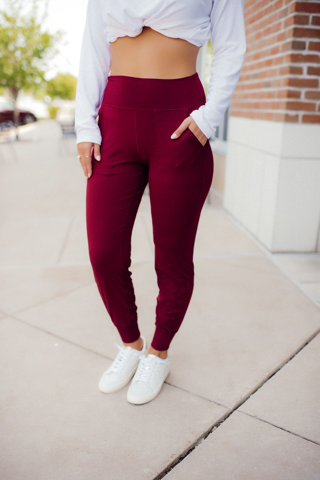 The Core Flex Joggers (Burgundy)