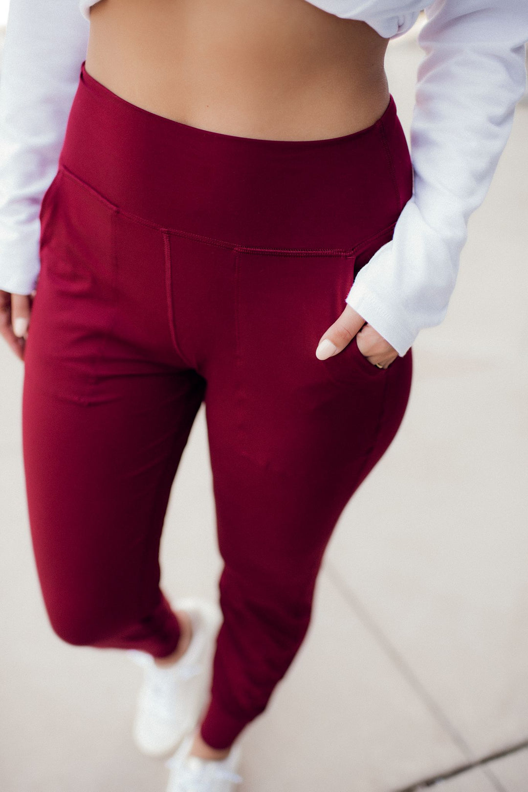 The Core Flex Joggers (Burgundy)