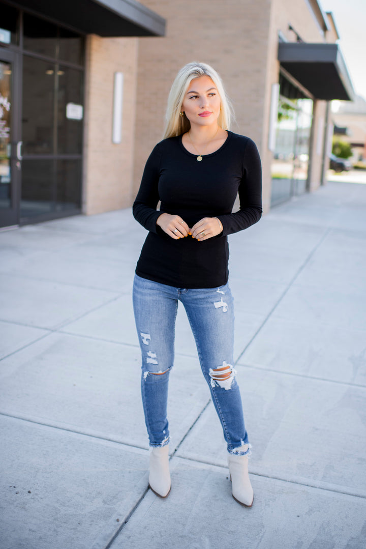 Chance For Love Top (Black)