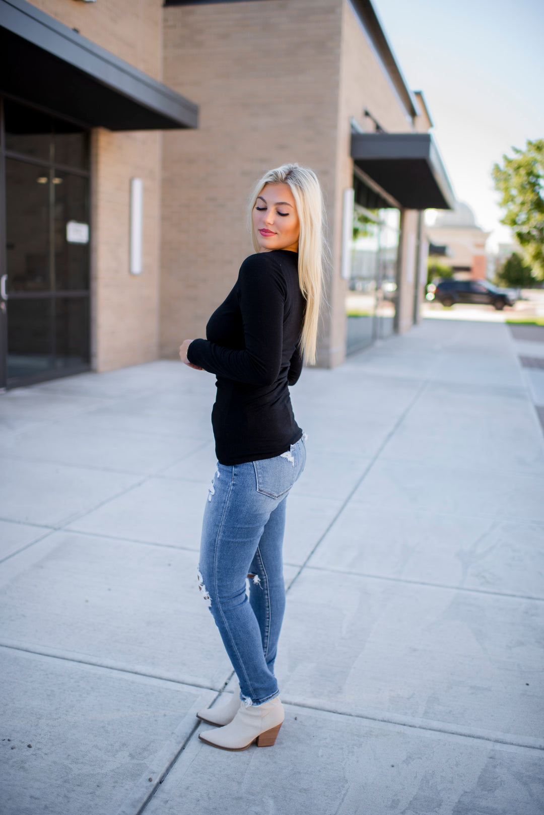 Chance For Love Top (Black)