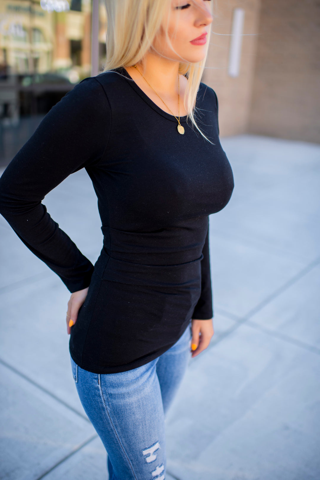 Chance For Love Top (Black)