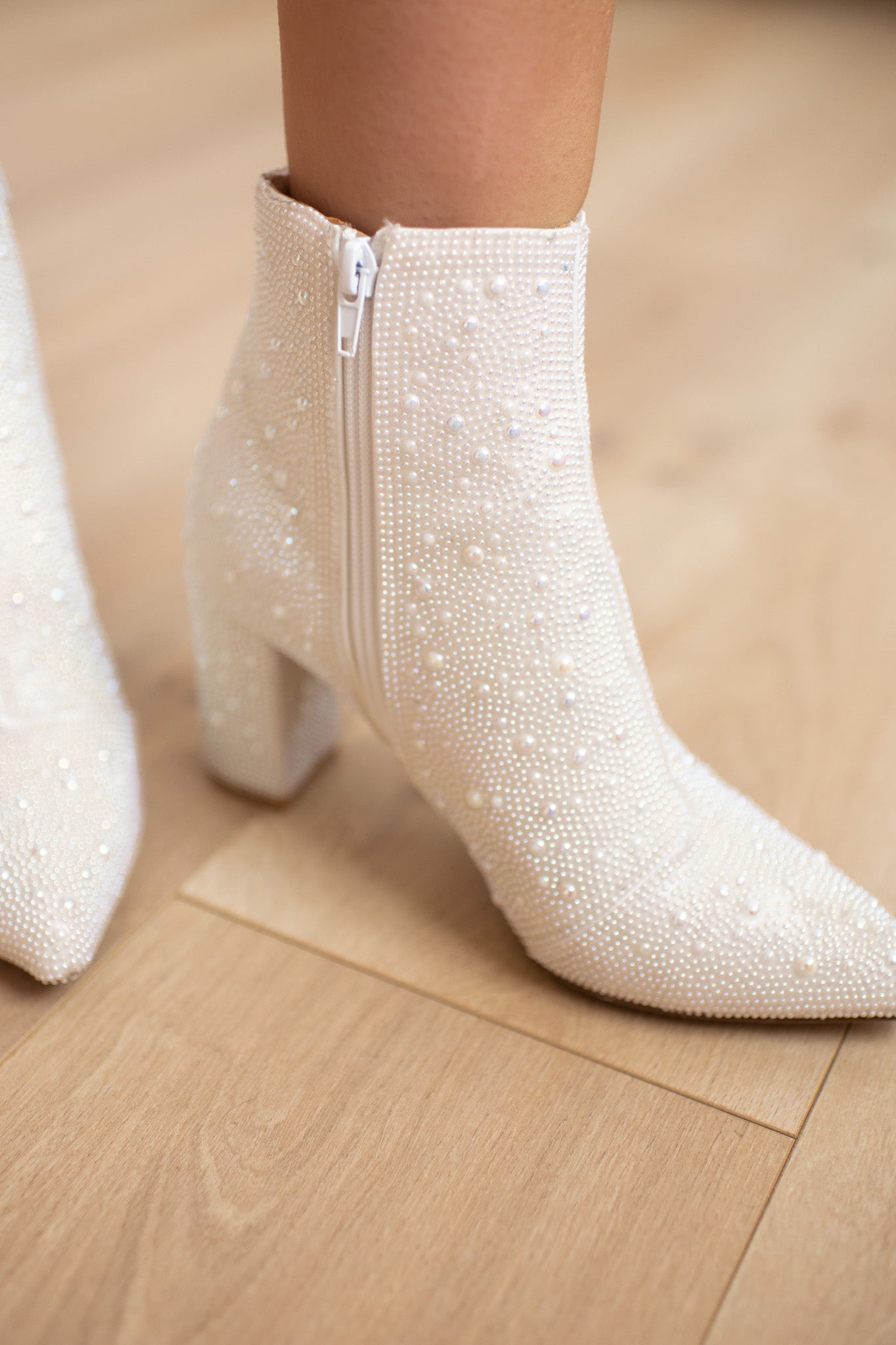 Stay In Step Booties (White)