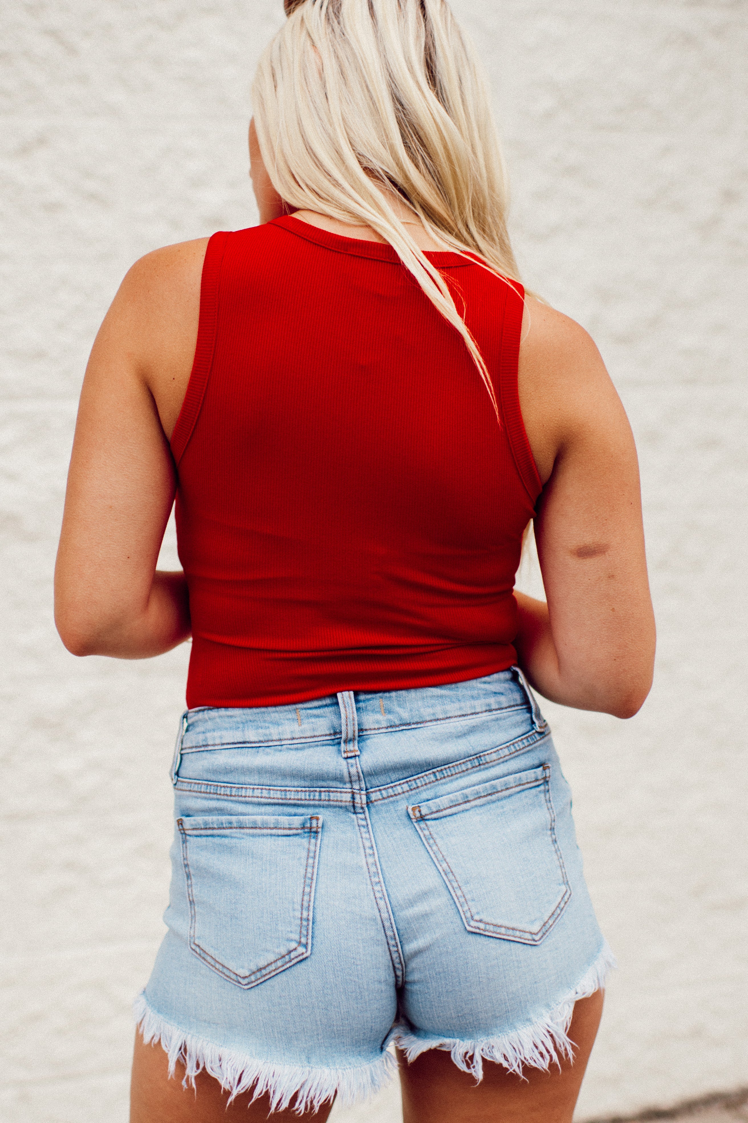 Not Over It Bodysuit (Red)